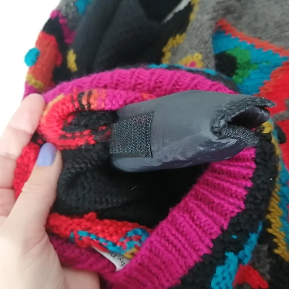 NWT Vintage Hand Made René Derhy Paris Wool Blend Embroidered Knit Sweater Small - Picture 7 of 16